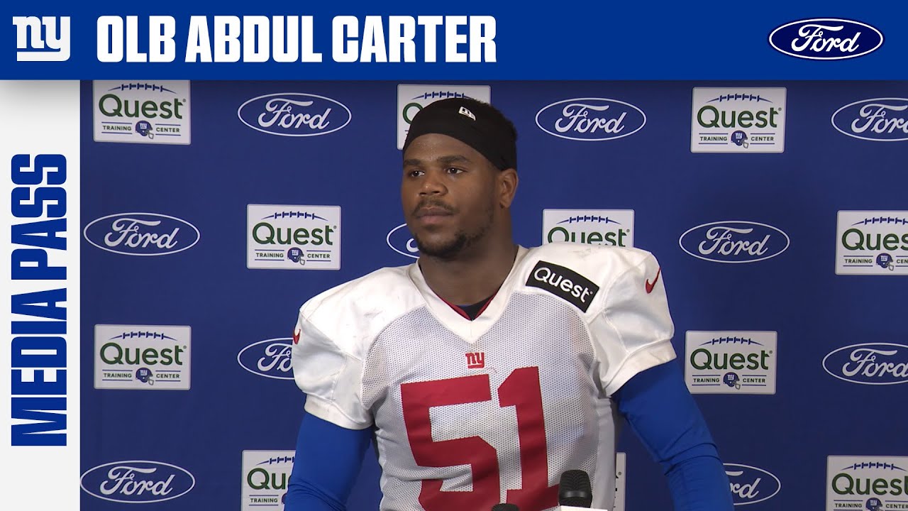 Abdul Carter on his Excitement for the NFL Debut | New York Giants
