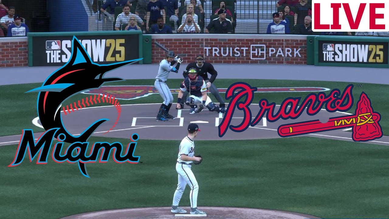 🔴LIVE 🔴 Miami Marlins VS Atlanta Braves/August 07/ Envivo/MLB THE SHOW 25