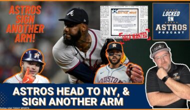 Houston Astros Get another Arm, and head to The Bronx to take on the Yankees