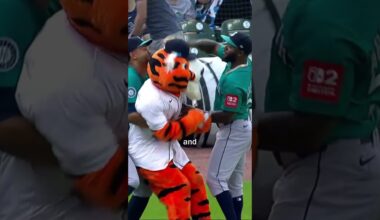 Detroit Tigers Mascot BEAT UP?! ⚾😱