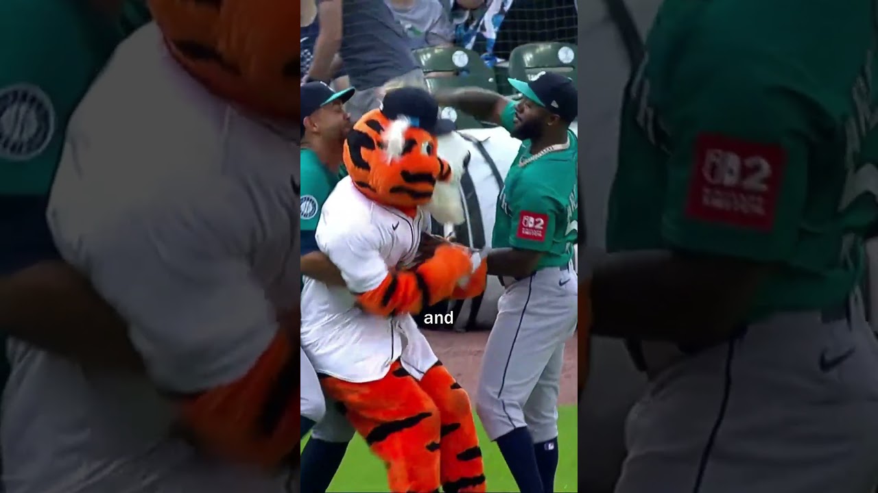 Detroit Tigers Mascot BEAT UP?! ⚾😱