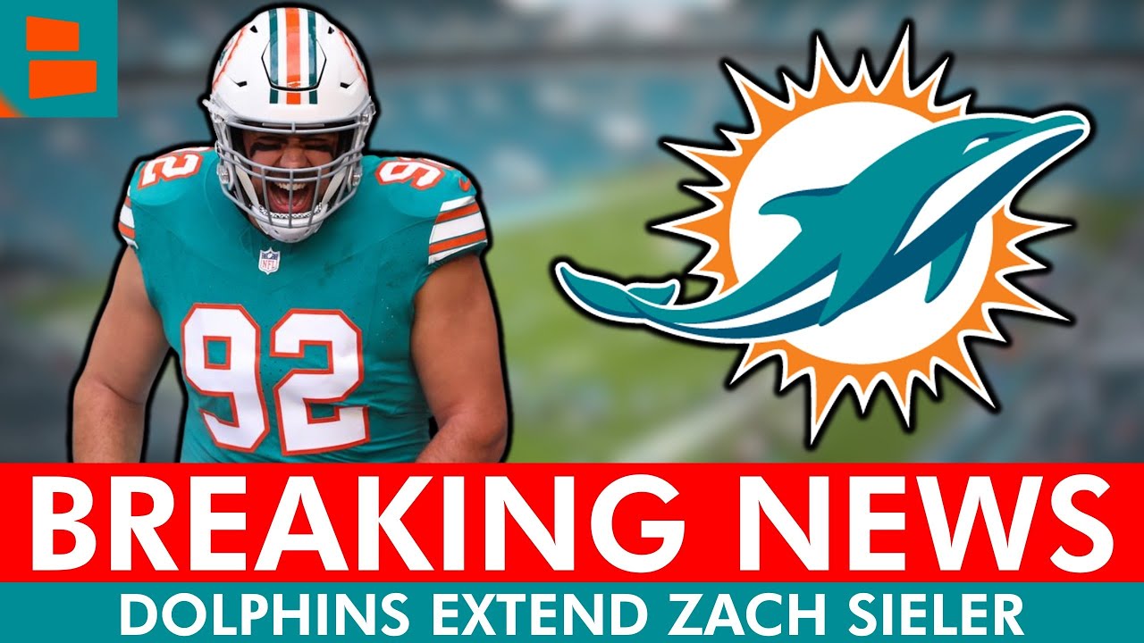 🚨JUST IN: Miami Dolphins Extend Zach Sieler & Create Cap Space! Another Move Coming? Dolphins News