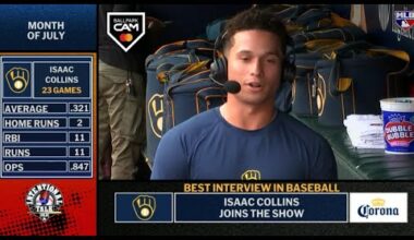 Milwaukee Brewers will make World Series - Isaac Collins joins MLB Now on Brewers hot streak & more
