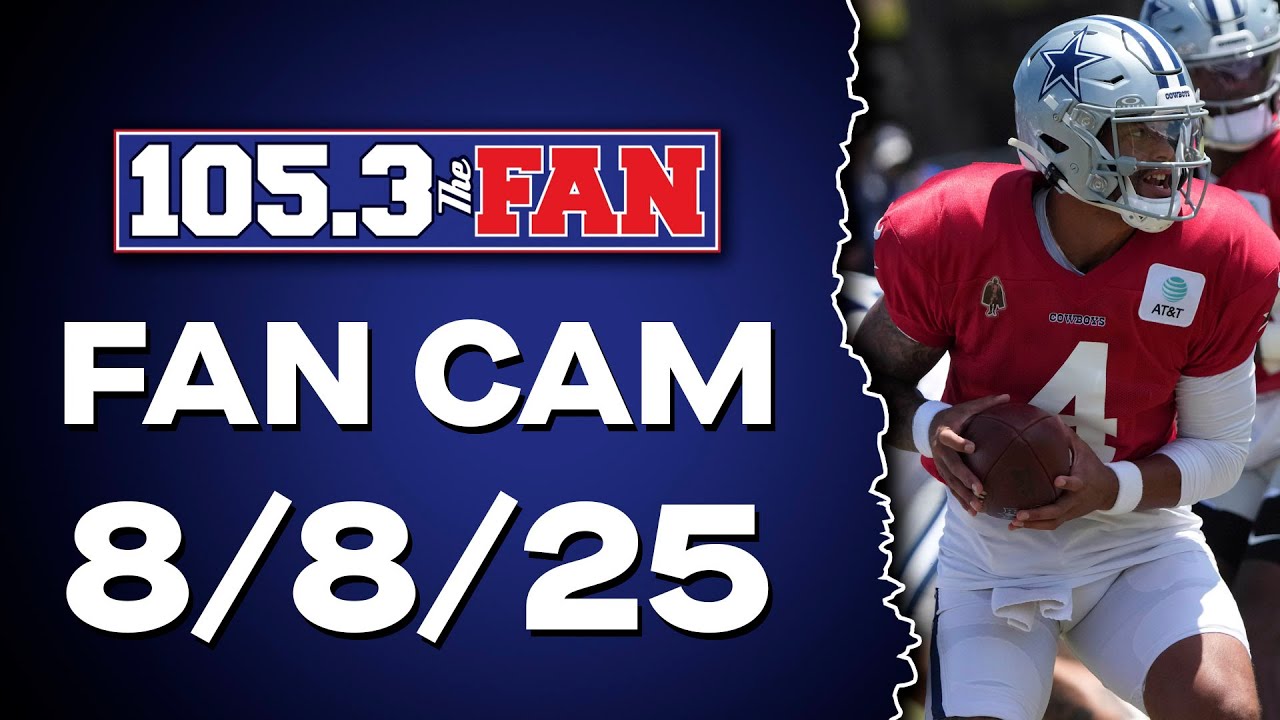 Rangers Open 3-Game Series Against Phillies; Cowboys Get Ready for Preseason Opener | Fan Cam 8/8/25