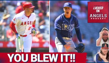 Los Angeles Angels Squander TWO Chances to Win in Loss to Rays, Will Kenley Jansen Return? AAA Moves