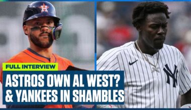 Houston Astros AL West Champions & Are The Yankees A Playoff Team?