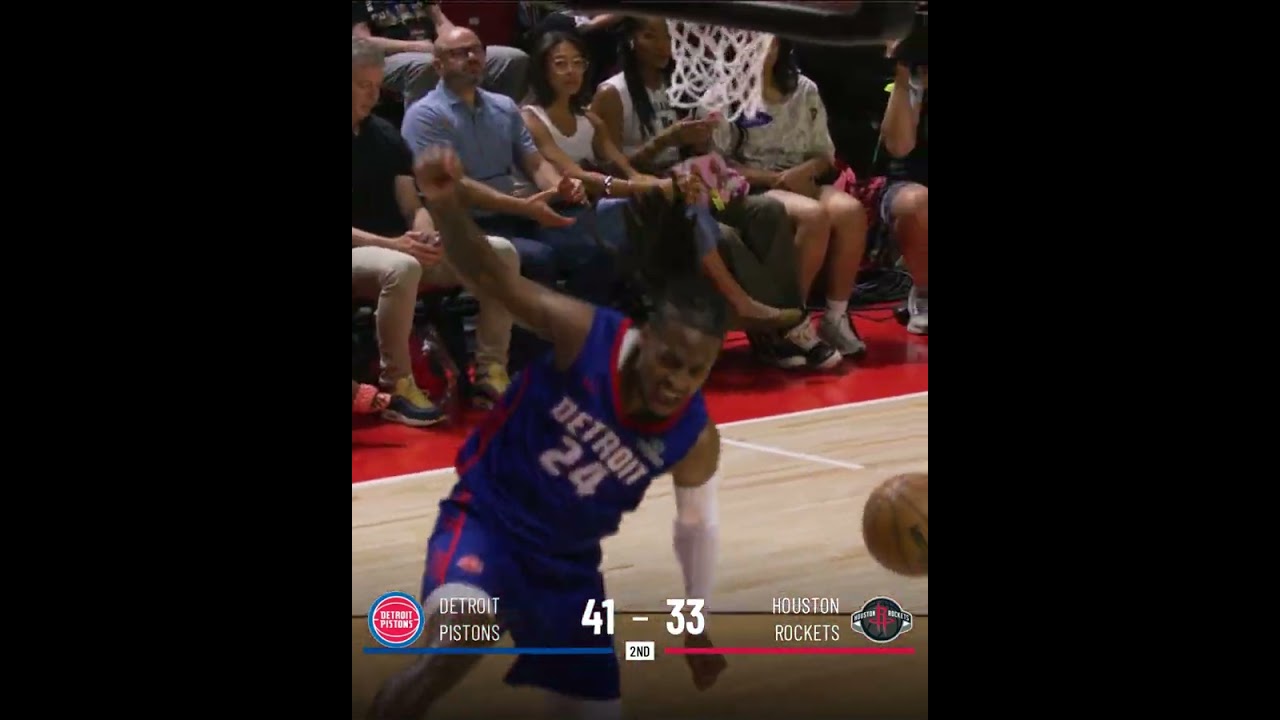 2nd Quarter Highlights | Pistons vs Rockets #detroitpistons #pistons #nba #nbasummerleague