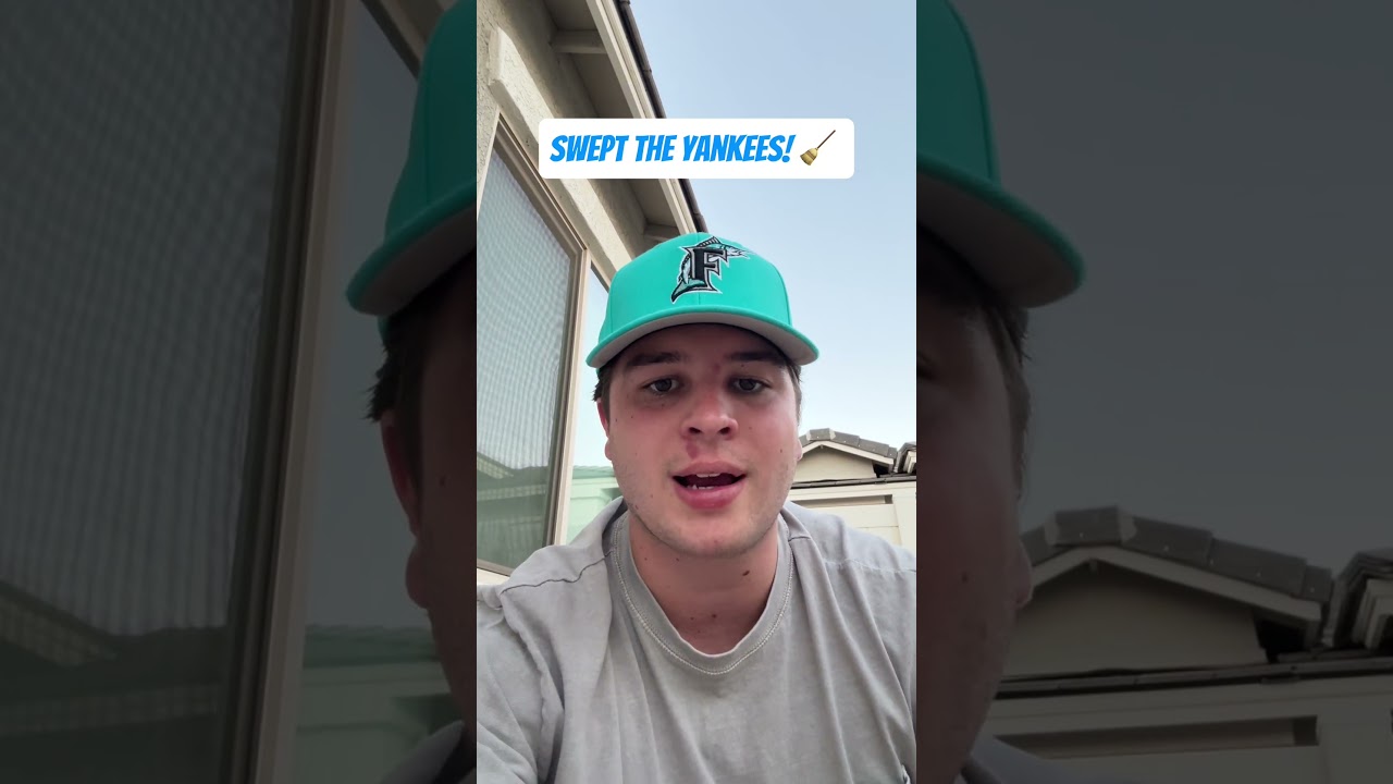 SWEEP! The Marlins run the Yankees out of town #marlins #mlb #yankees