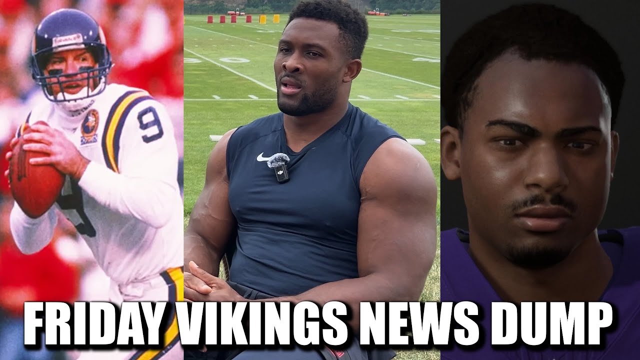 Minnesota Vikings News Dump (8.8.2025) | 9 Endorses 9, Danielle JACKED, Madden Did Rodgers Dirty