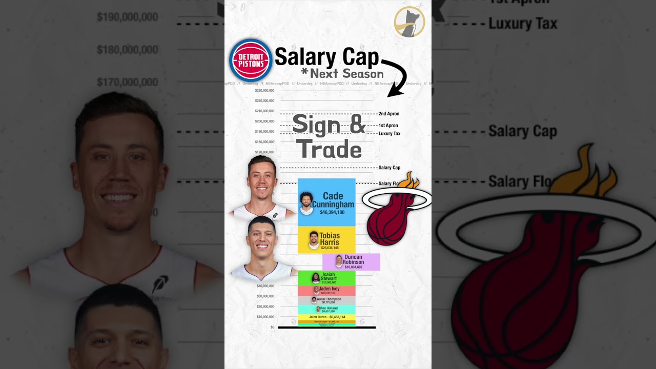 Salary Cap Breakdown - Detroit Pistons