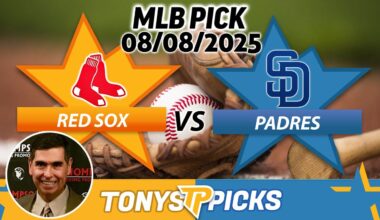Boston Red Sox vs San Diego Padres Pick 8/8/25 MLB Pick Prediction