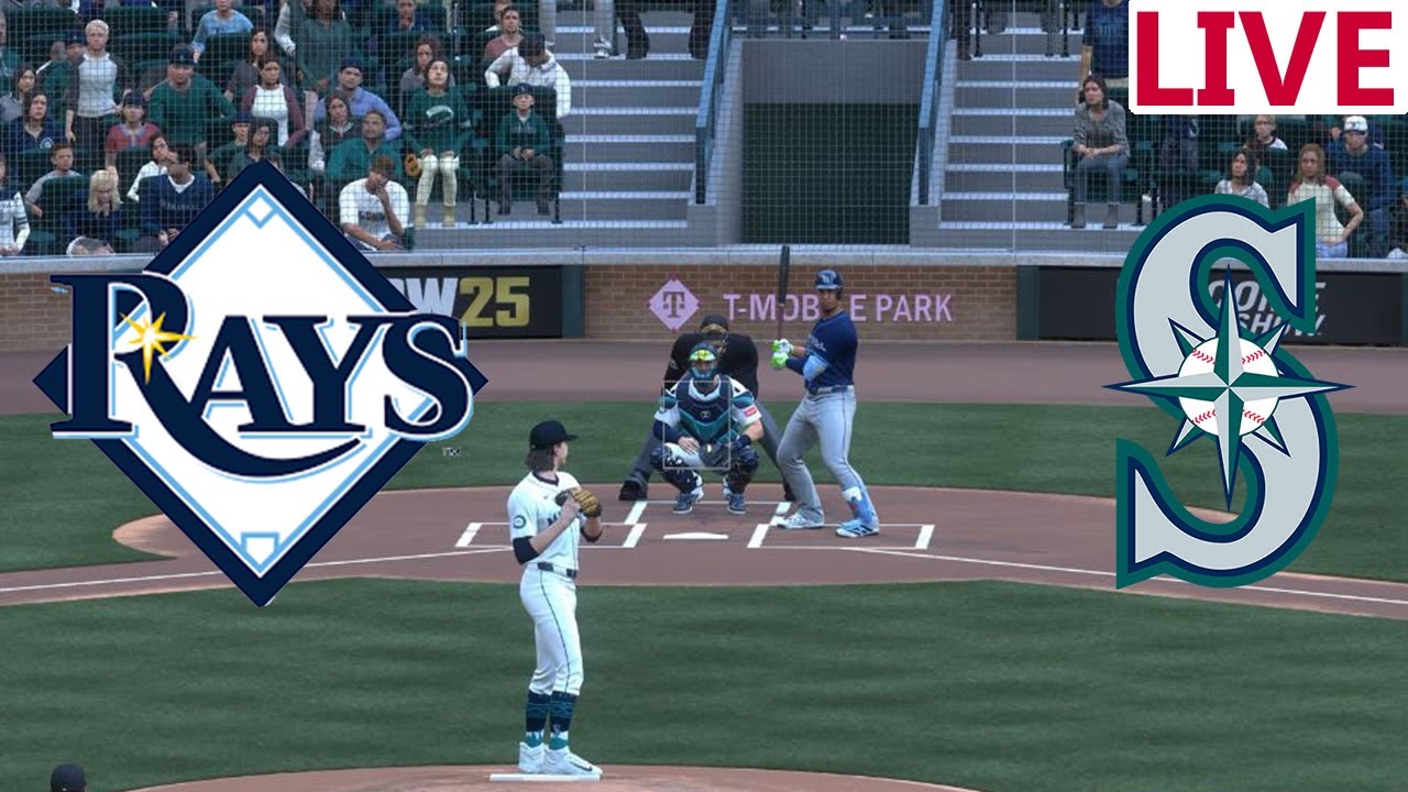 🔴LIVE 🔴Tampa Bay Rays  VS Seattle Mariners/August 8/MLB THE SHOW 25