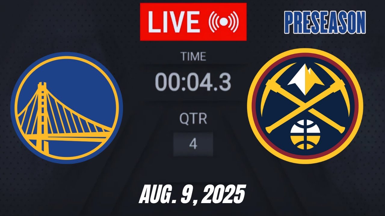 NBA LIVE! Golden State Warriors vs Denver Nuggets | August 9, 2025  Warriors vs Nuggets 2K Preseason