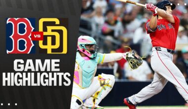 Red Sox vs. Padres Game Highlights (8/8/25) | MLB Highlights