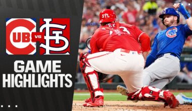 Cubs vs. Cardinals Game Highlights (8/8/25) | MLB Highlights
