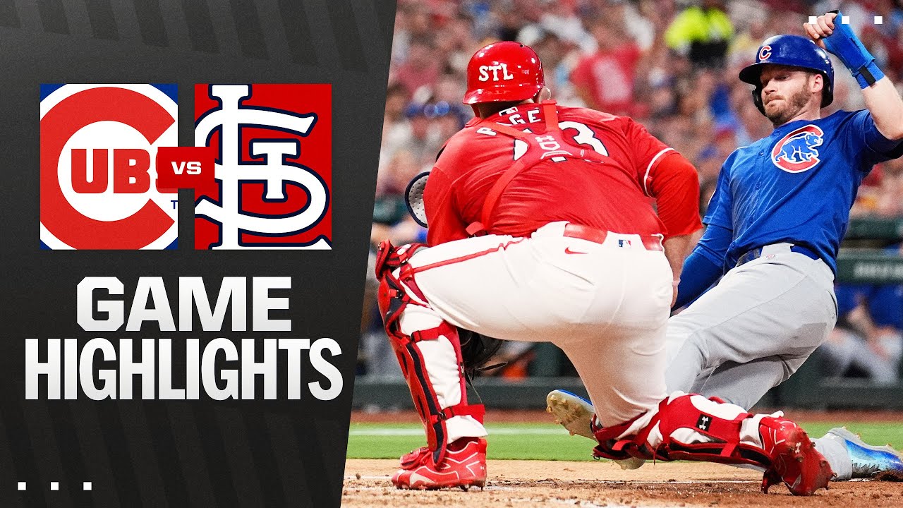 Cubs vs. Cardinals Game Highlights (8/8/25) | MLB Highlights