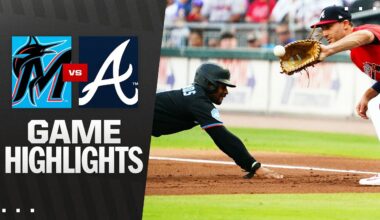 Marlins vs. Braves Game Highlights (8/8/25) | MLB Highlights