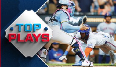 Top MLB Plays of 8/8/25 (An UNBELIEVABLE play to end a THRILLING Mets/Brewers game!)
