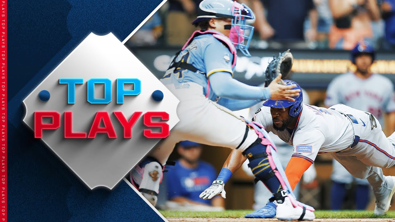 Top MLB Plays of 8/8/25 (An UNBELIEVABLE play to end a THRILLING Mets/Brewers game!)