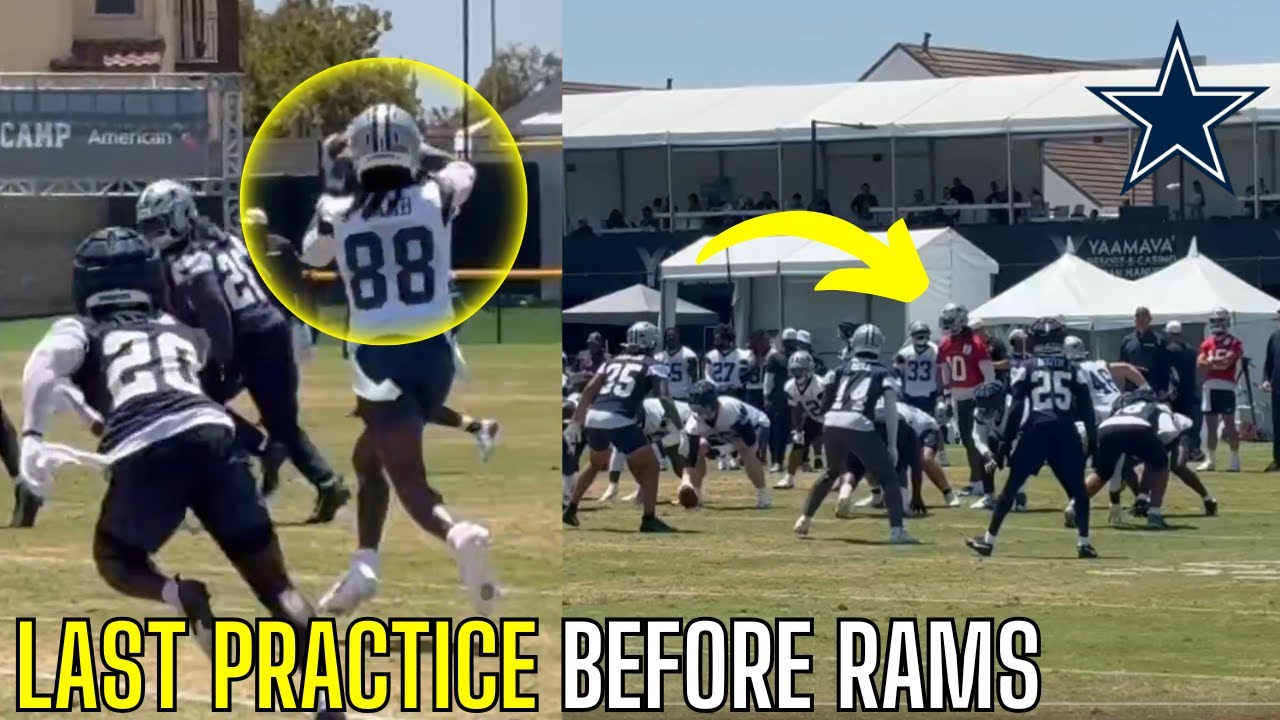 The Dallas Cowboys Day 13 Training Camp Highlights Was ELITE OFFENSIVELY... | Cowboys News |