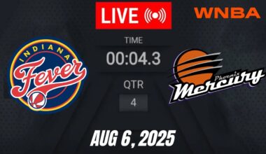 WNBA LIVE! Indiana Fever vs Phoenix Mercury LIVE | WNBA 2025 Full Game August 6, 2025 2K LIVE