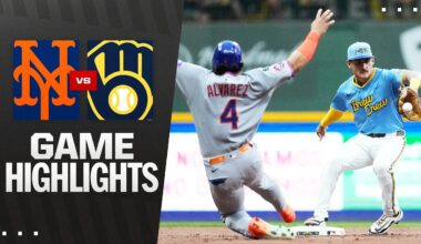 Mets vs. Brewers Game Highlights (8/8/25) | MLB Highlights