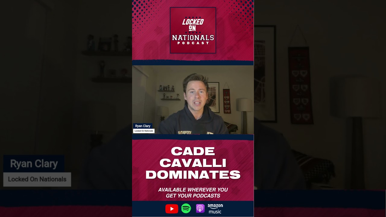 Cade Cavalli Dominates And The Washington Nationals Get The Walk Off Win Thanks To CJ Abrams!