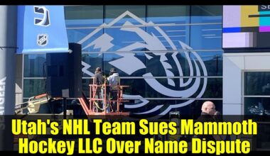 Utah's NHL Team Sues Mammoth Hockey LLC Over Name Dispute