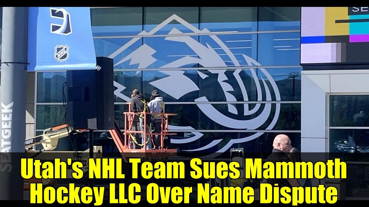 Utah's NHL Team Sues Mammoth Hockey LLC Over Name Dispute