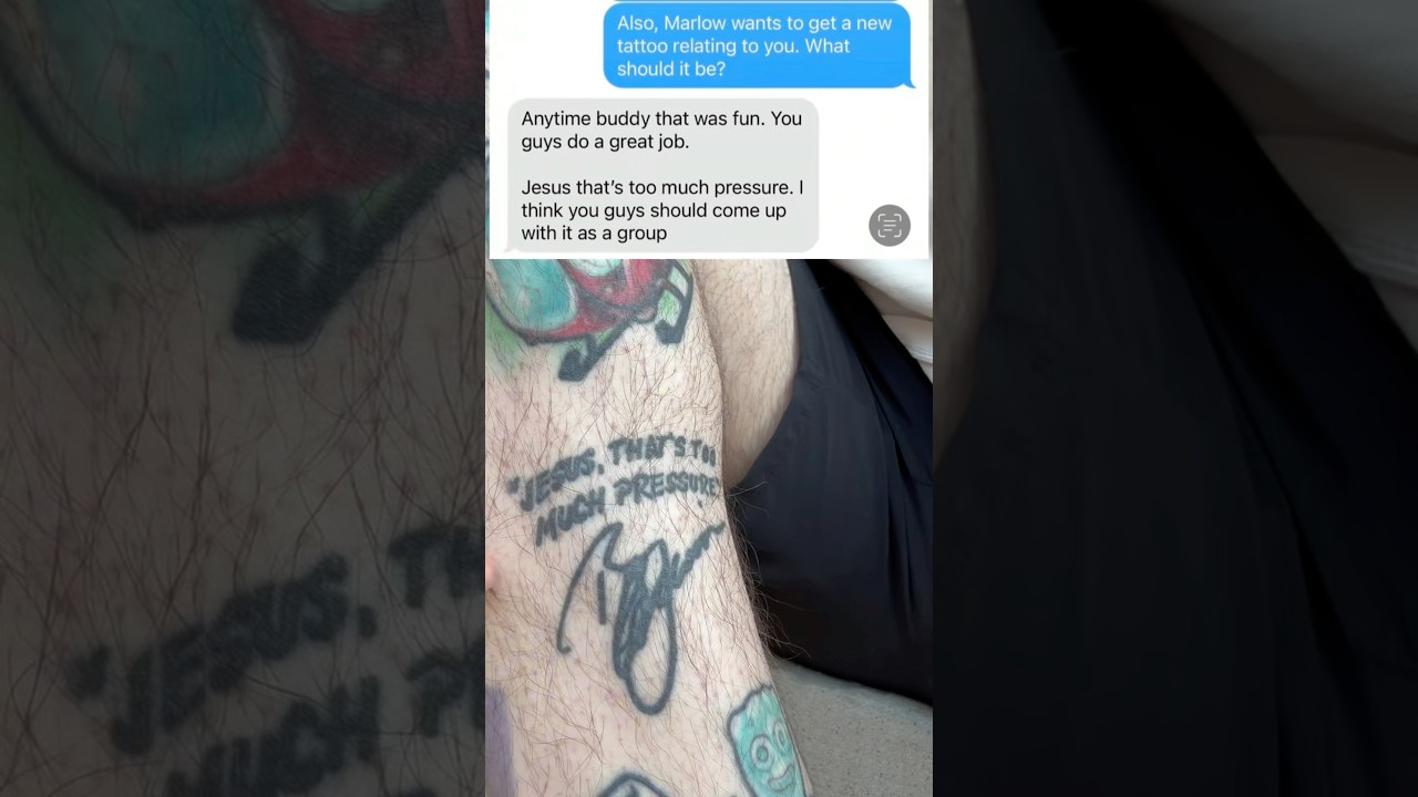 Asking Minnesota Wild GM Bill Guerin what Marlow should get tattooed... #shorts #minnesotawild