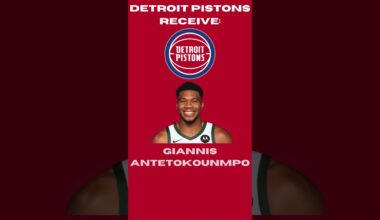 TRADING Giannis Antetokounmpo To The Detroit Pistons! #nba #basketball #viral
