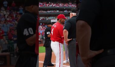 The GOAT brought out the lineup card 🐐