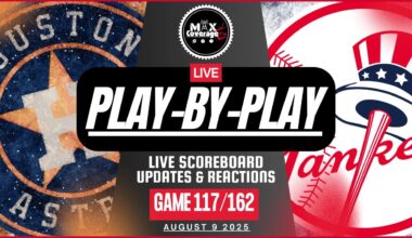 🔴LIVE Houston Astros vs New York Yankees - Play-By-Play & Reactions (8/9/25)
