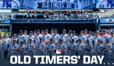 FULL CEREMONY: Yankees honor 2000 World Series-winning team in 2025 Old-Timers' Day!