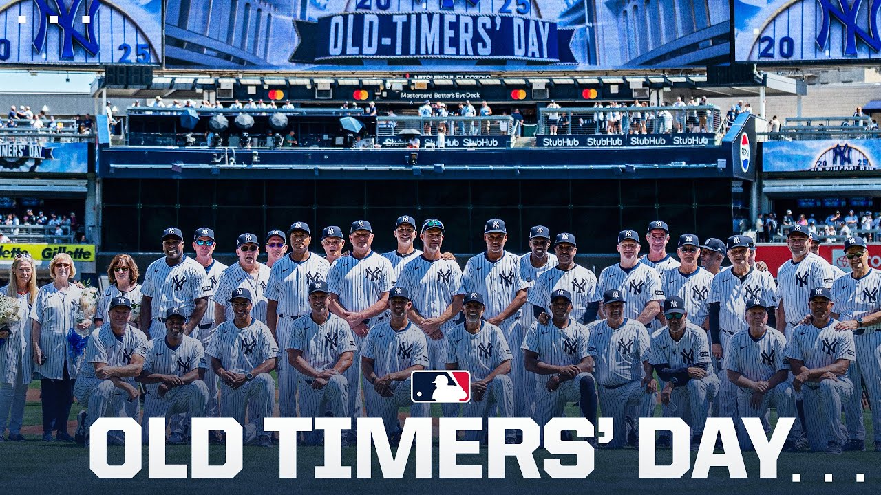 FULL CEREMONY: Yankees honor 2000 World Series-winning team in 2025 Old-Timers' Day!