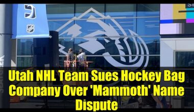 Utah NHL Team Sues Hockey Bag Company Over 'Mammoth' Name Dispute