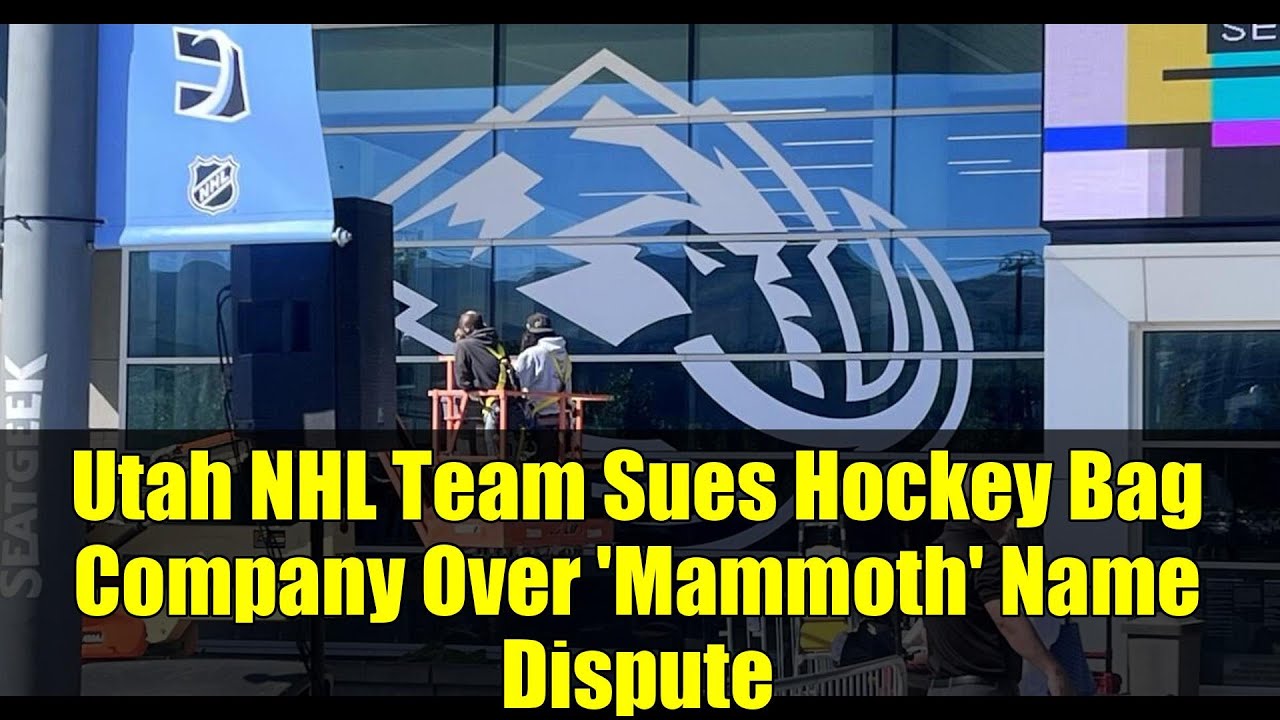 Utah NHL Team Sues Hockey Bag Company Over 'Mammoth' Name Dispute
