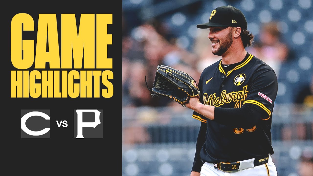Paul Skenes Lowers ERA to 1.94 in Win | Reds vs. Pirates Game Highlights (8/7/25)