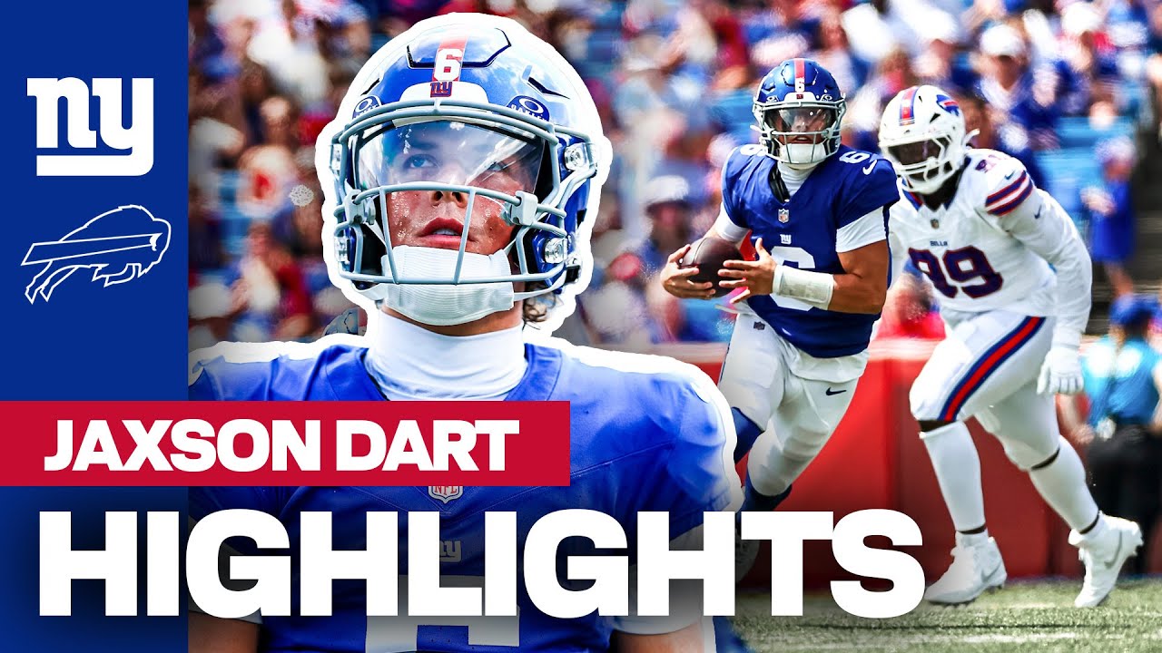 Game Highlights: Jaxson Dart's NFL Debut 🎯 | Preseason 1 Giants vs. Bills