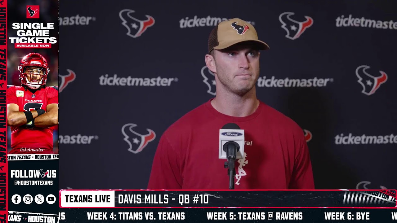 LIVE: The Houston Texans address the media