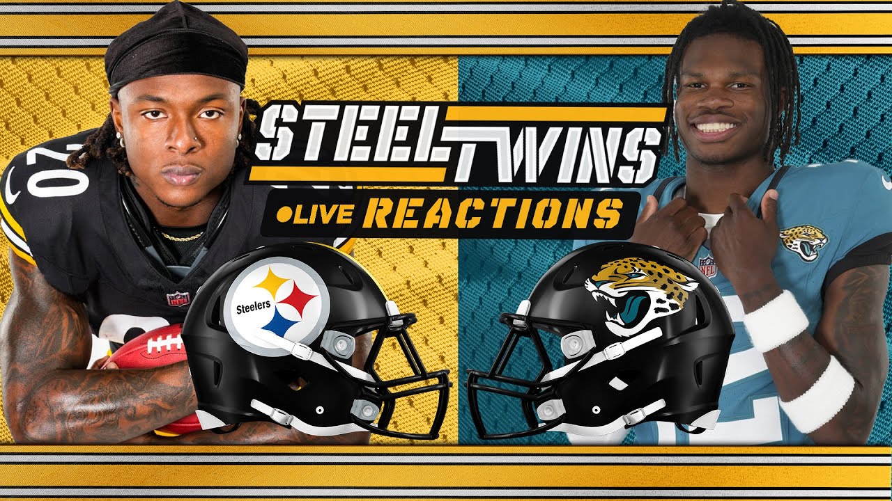 Steelers vs Jaguars Preseason LIVE REACTIONS & WATCH PARTY #Steelers #SteelersNation #NFLPreseason