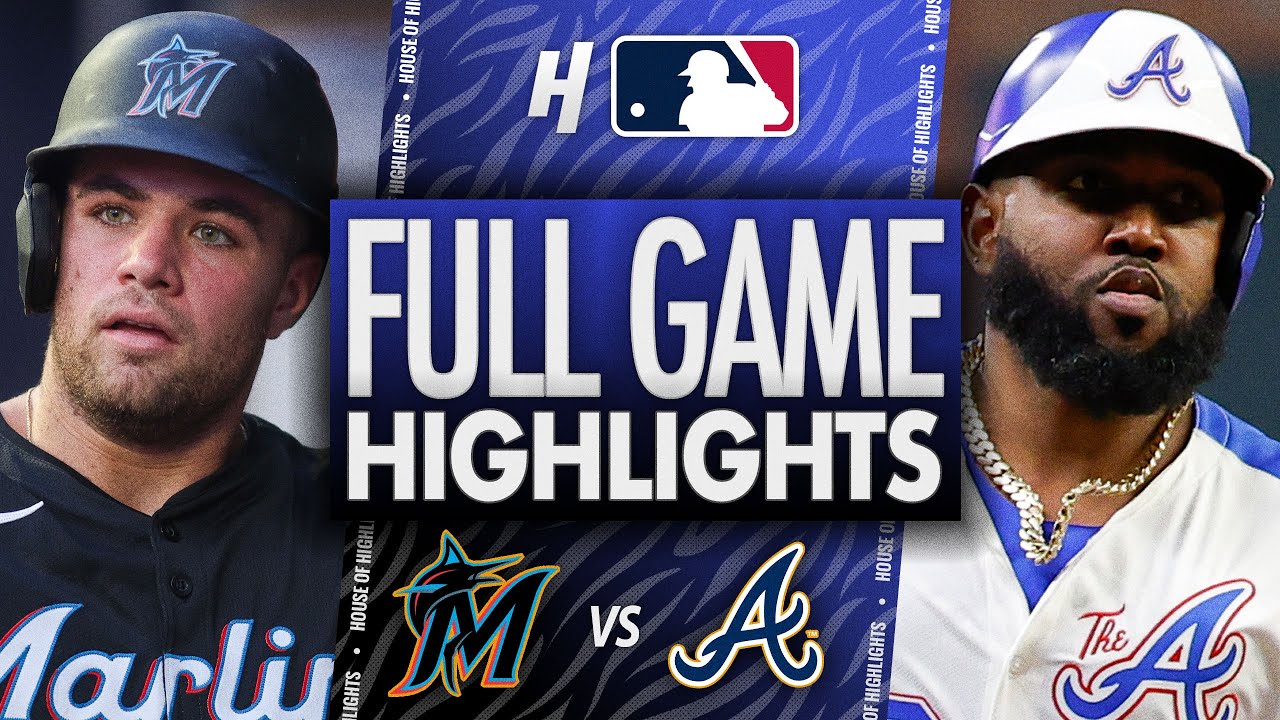 Miami Marlins vs Atlanta Braves - FULL GAME 2 HIGHLIGHTS | August 9, 2025 MLB Season
