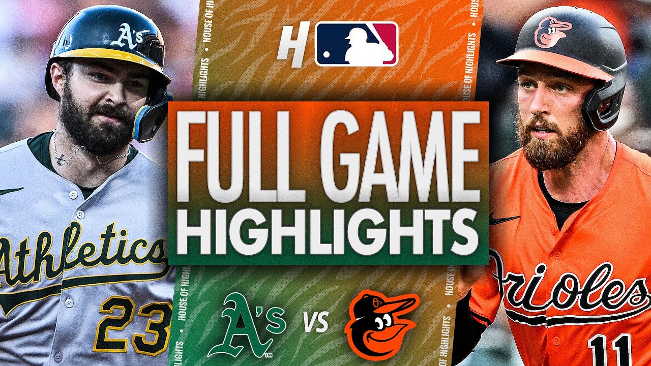 Oakland Athletics vs Baltimore Orioles - FULL GAME HIGHLIGHTS | August 9, 2025 MLB Season