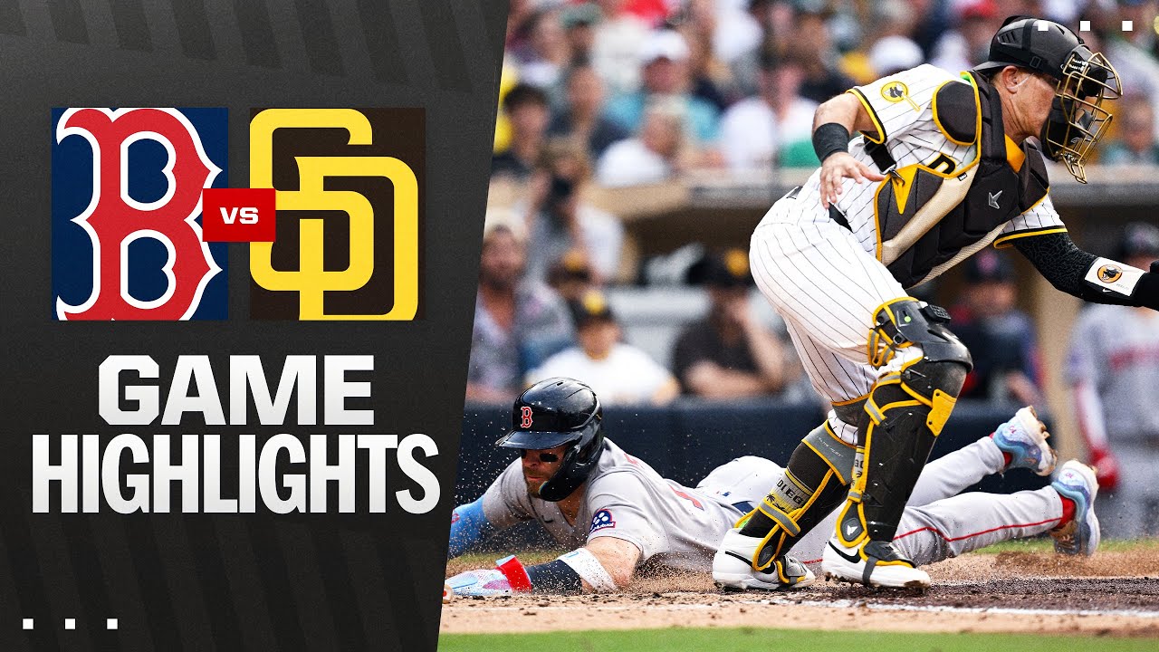 Red Sox vs. Padres Game Highlights (8/9/25) | MLB Highlights