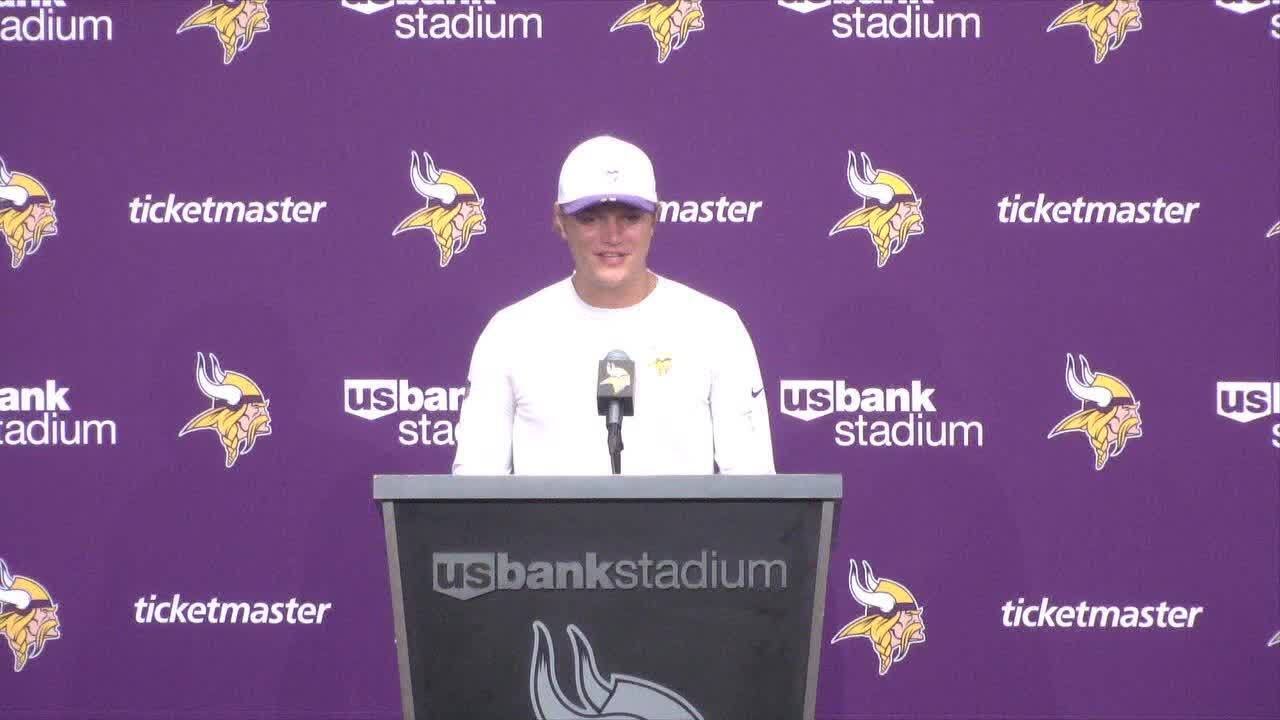 Minnesota Vikings' J.J. McCarthy on the preseason win against Texas
