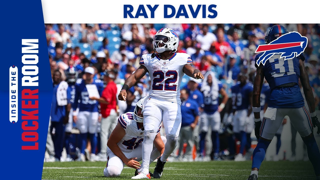 Ray Davis Talks Playing Kicker, Bills Offensive Cohesion, and more! | Buffalo Bills