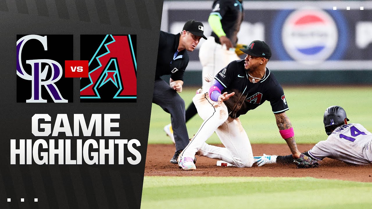 Rockies vs. D-backs Game Highlights (8/9/25) | MLB Highlights | Arizona Diamondbacks