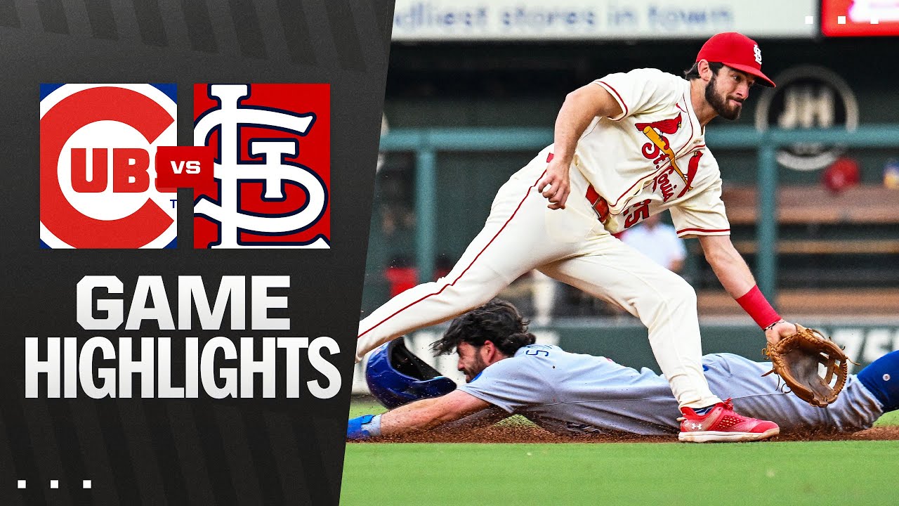 Cubs vs. Cardinals Game Highlights (8/9/25) | MLB Highlights