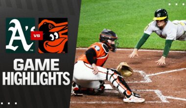 Athletics vs. Orioles Game Highlights (8/9/25) | MLB Highlights