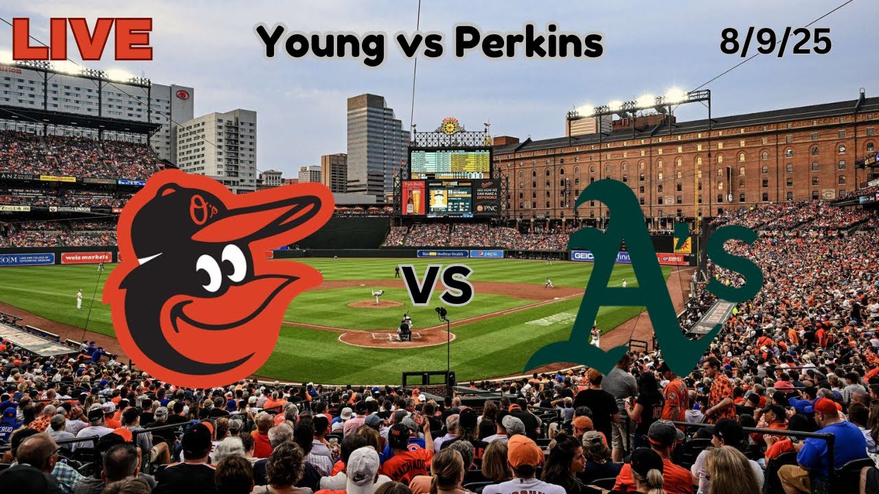 Baltimore Orioles vs the Athletics | LIVE! Play-by-Play & Commentary | 8/9/25 | Game #117